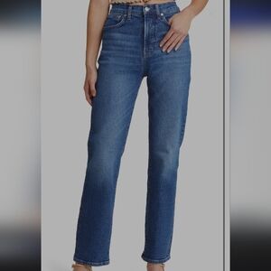 Madewell 90s Straight Raw Hem Jeans 33
